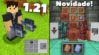 MINECRAFT 1.21 - NOVA MARRETA, VARA de BREEZE e NOVOS MOLDES DE ARMADURA! (Snapshot 24W11A)