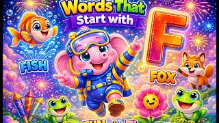 Adventure of F | Learn F Letter for Kids | Fun ABC Song kidslearning nurseryrhymes