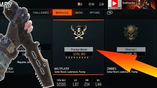 WORLD'S FIRST KNIFE ONLY LEVEL 900 ON BLACK OPS 3