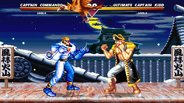 CAPTAIN COMMANDO Vs CAPTAIN KIDD - HARDEST LEVEL EPIC ARCADE GAMEPLAY!