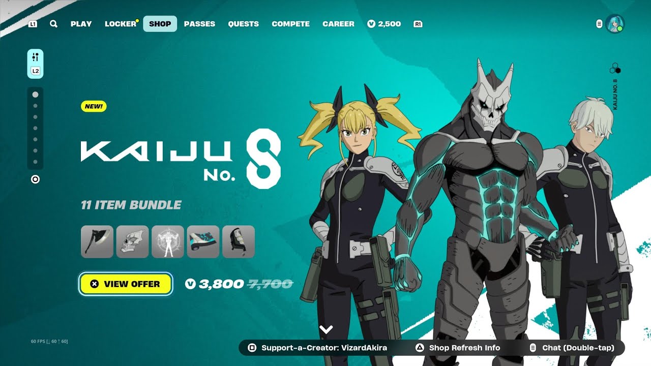 Epic Fortnite x Kaiju No 8 Collaboration Revealed!