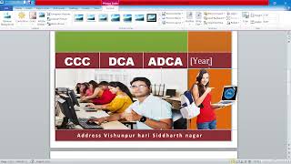 Microsoft word me insert menu me cover page our table ka use