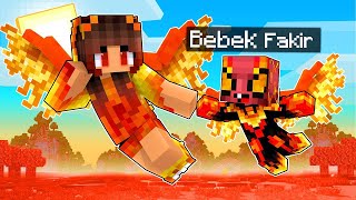 FAKİR ATEŞ KUŞU BEBEĞİ OLDU!☄(PHONEİX)  Minecraft