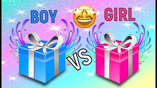 Boy And Girl-Choose Your Gift Bi̇ri̇ni̇ Seç-Kutu Seçme Oyunu 