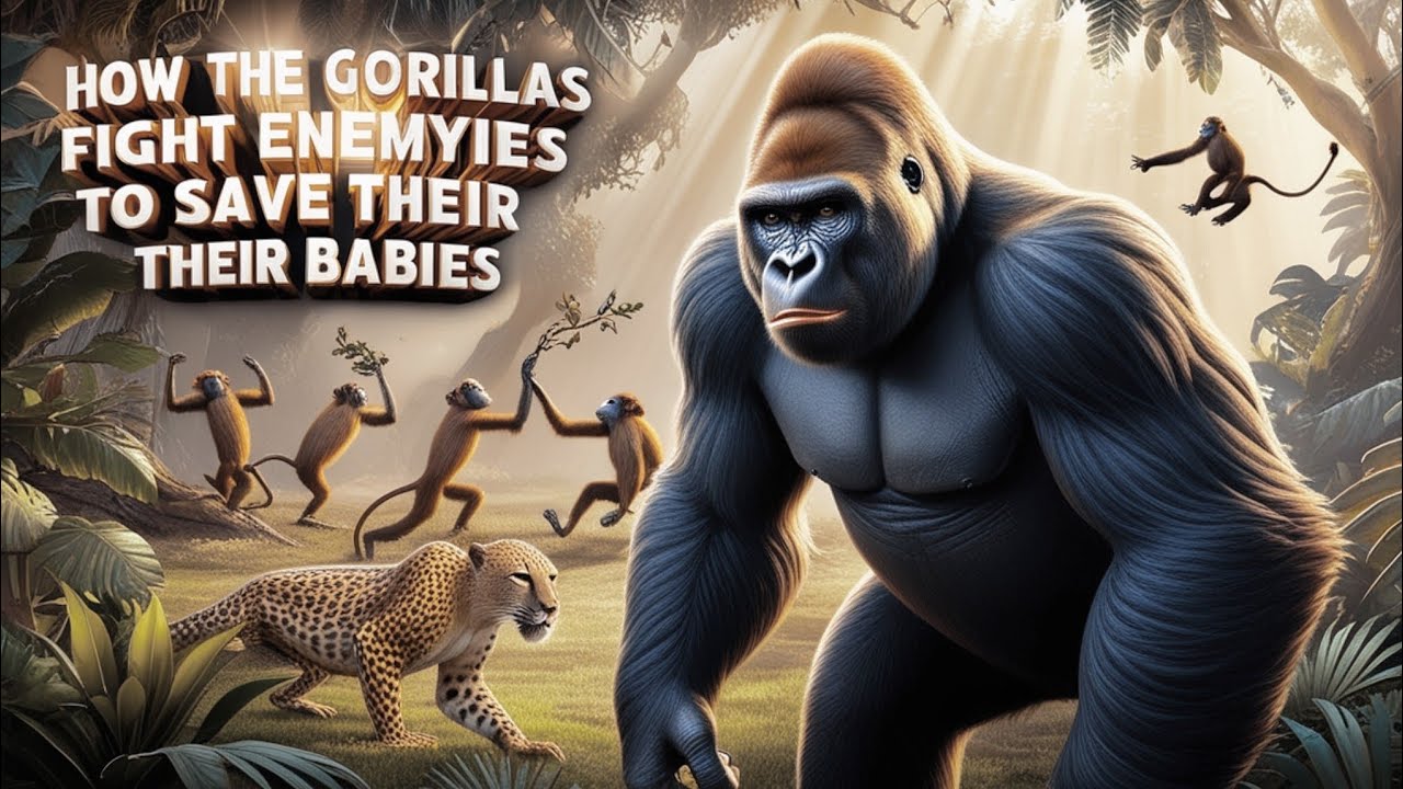 How the Gorillas Fight Enemies to Save Their Babies Gorilla