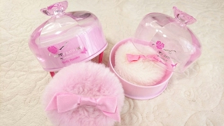 ASMR ぱふぱふ ささやき声 KOSE happy bath day body powder ハッピーバスデイ ボディーパウダー