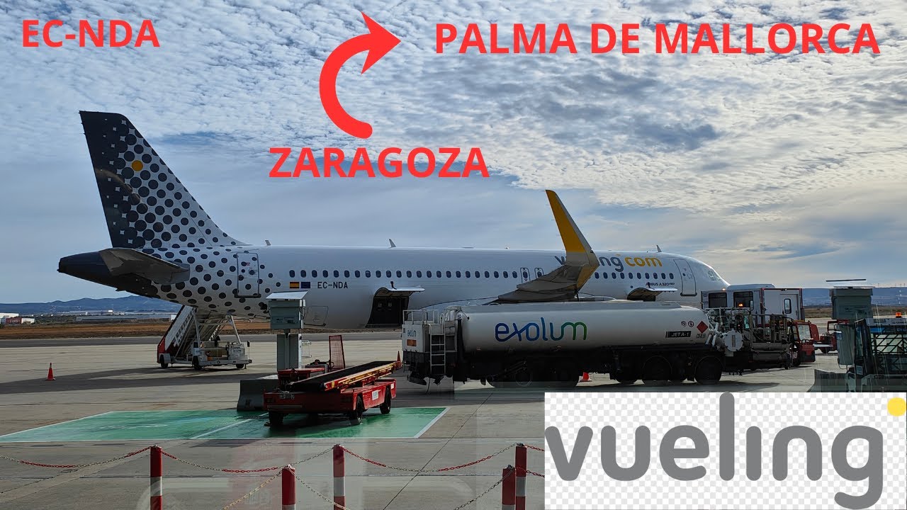 VUELING A320Neo Zaragoza to Palma de Mallorca #TripReport #VUELING #A320 #A320NEO