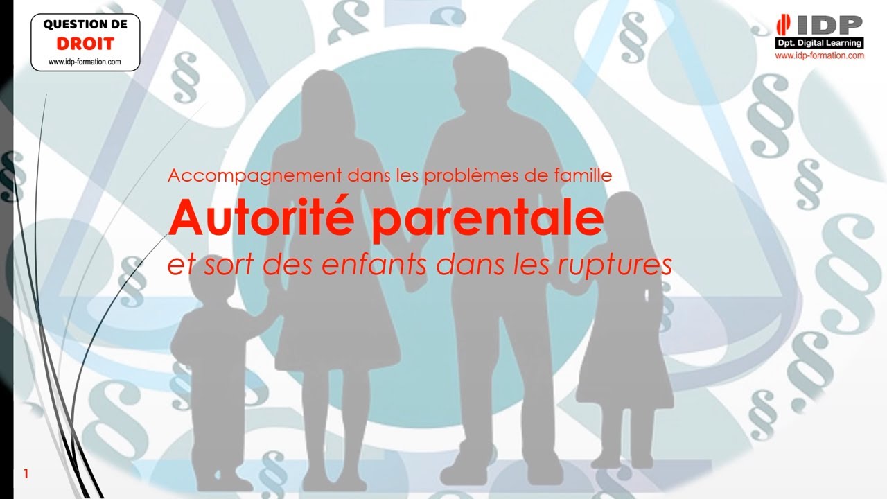 Formation gratuite : l'autorité parentale