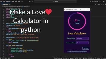 Love Calculator in python
