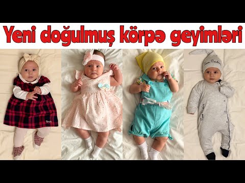 Yeni doğulmuş körpəyə nələr alınmalıdır/ Körpə geyimləri / Yeni doğulmuş körpənin qarderobu