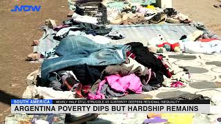 Argentina poverty dips but hardship remains