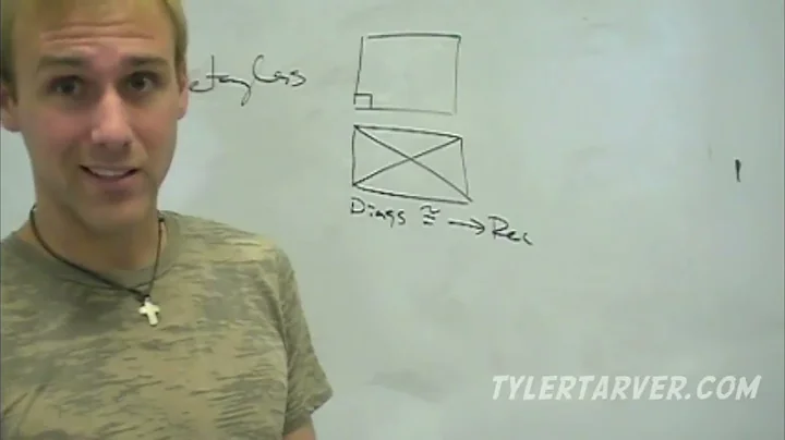Conditions for Special Parallelograms // GEOMETRY