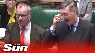 DON'T MOCK THE MOGG! SNP's Pete Wishart takes on the Commons leader