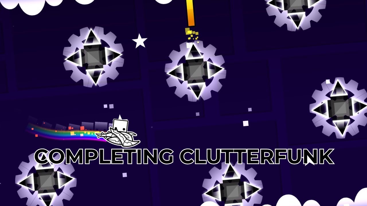 Day 3 of Trying to Complete Clutterfunk | Geometry Dash - YouTube