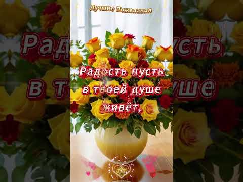 Для тебя Лучшие Пожелания С Душой 💖 #видео #открытка #shorts #шортс #like #радость #топ #video
