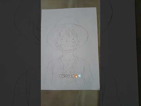 Luffy drawing #viralshort #animeeart #shortvideo #sempero #anime drawing