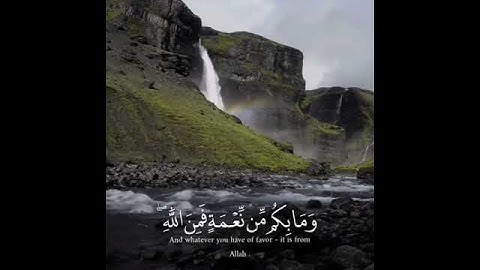 وما بكم من نعمهٍ فمن الله - القارئ عبد الرحمن مسعد