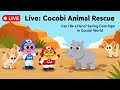🔴Live: Cocobi Animal Rescue | Can I Be a Hero? 🦸♂️ Saving Cute Dinos in Cocobi World