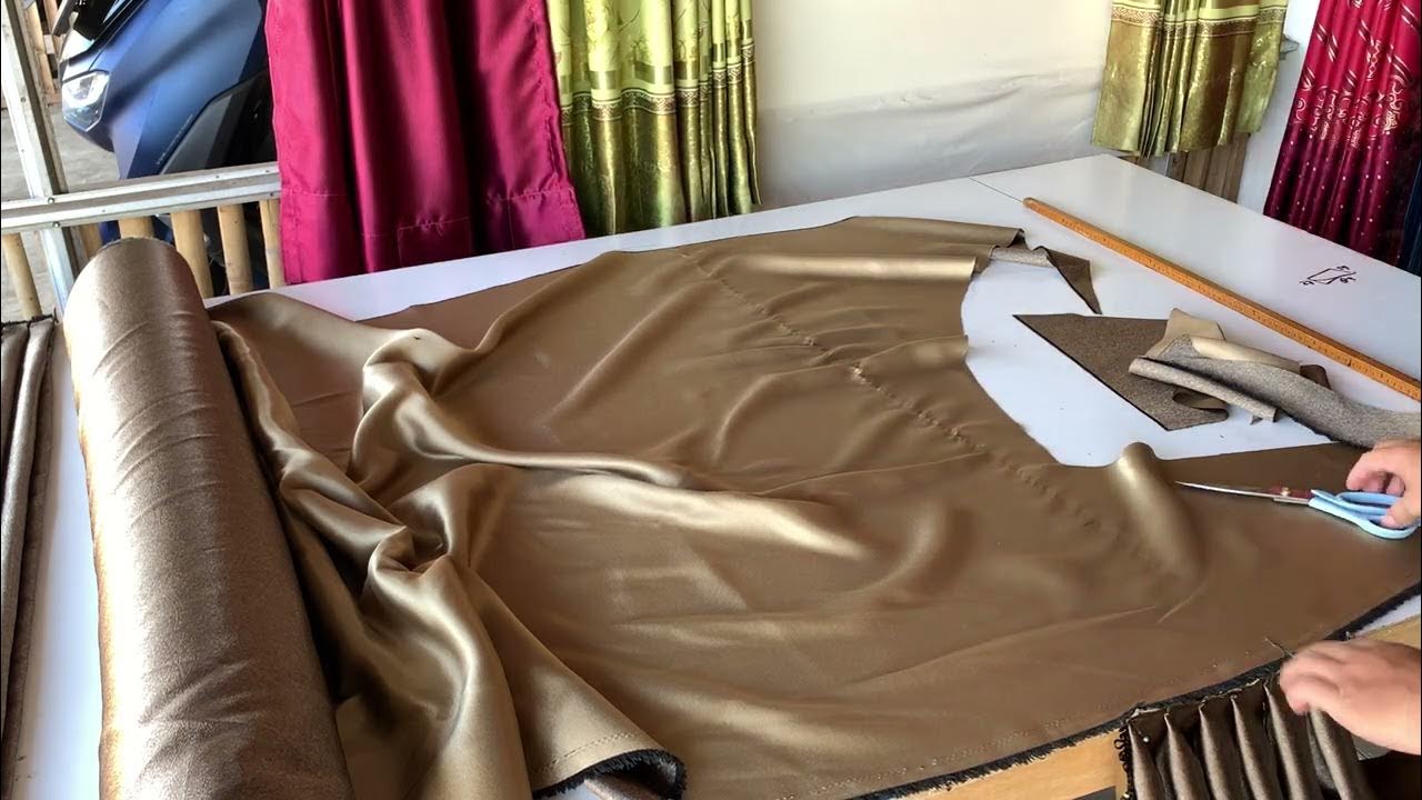 How cut curtains YouTube