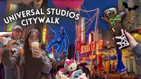 We Went to Universal Studios Citywalk Hollywood!