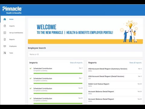 Pinnacle | Health & Benefits Employer Portal Refresh March 2021