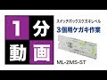 スイッチボックスケガキレベル（3個用）　ML-2MS-ST