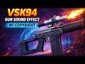 Free fire VSK94 Gun sound effect | VSK94 Gun sound effect 2025