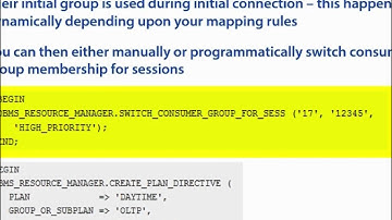 0412 Managing Resource Consumer Groups