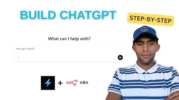 How to Build Your own ChatGPT with Bolt.new and N8N ( FULL TUTORIAL )