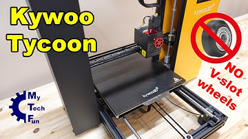 Kywoo Tycoon 3D printer review, assembly, test prints + PEI sheet installation