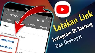 Cara Menautkan Link Instagram Di Youtube Terbaru 2020