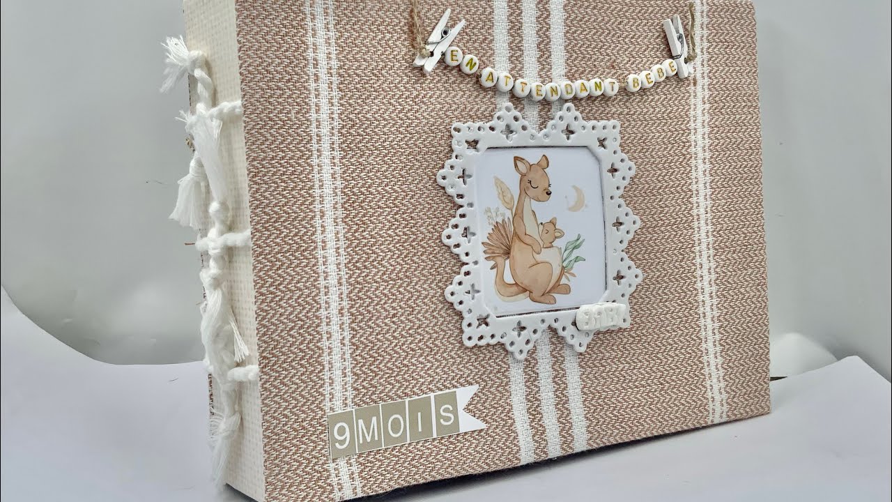 Album scrapbooking carnet de grossesse