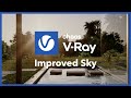 NUEVO Improved Sun &amp; Sky en V-Ray 5