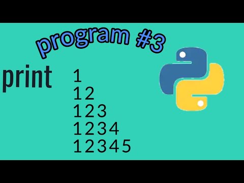 Number pattern python program|teach guru|don't miss it| - YouTube