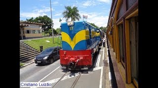 Trem ABPF Jaguariúna a Campinas - GL8 - 57, Alco RSD8 - 905 e Vapor - 401