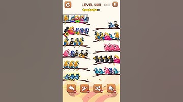Bird Sort 2: Color Puzzle Level 444 #games #gaming #gameplay