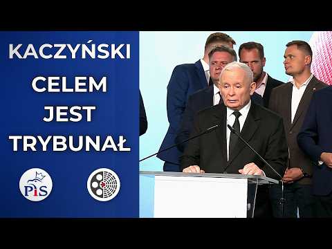 URGENT press conference with Chairman Kaczyński and Law and Justice (PiS) MPs