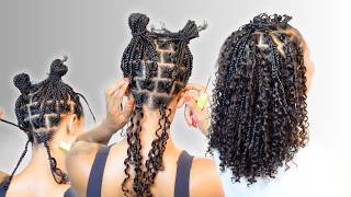 😍🔥I TRIED BOHO BOB KNOTLESS BRAIDS W/ CROCHET HUMAN HAIR USING MIRACLE KNOTS METHOD FT @LockBraids