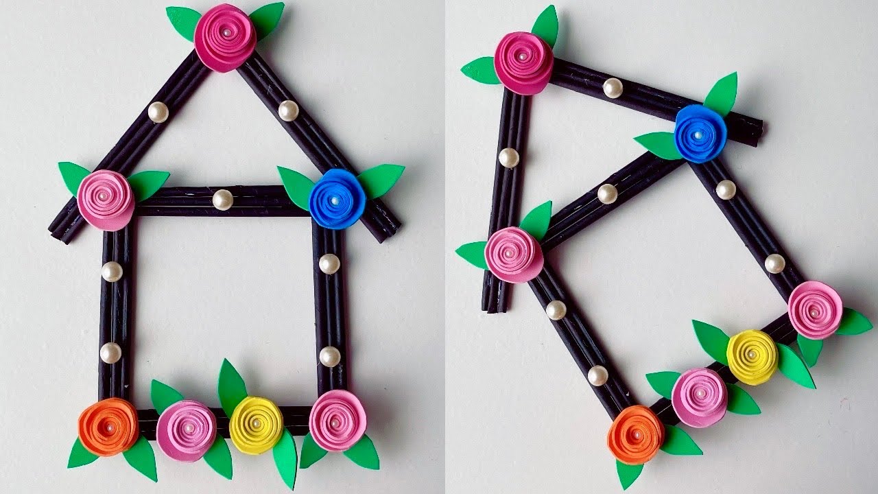 Wall hanging craft ideas with Foam Sheet / Easy Flower wall hanging / DIY Home decor idea /wall