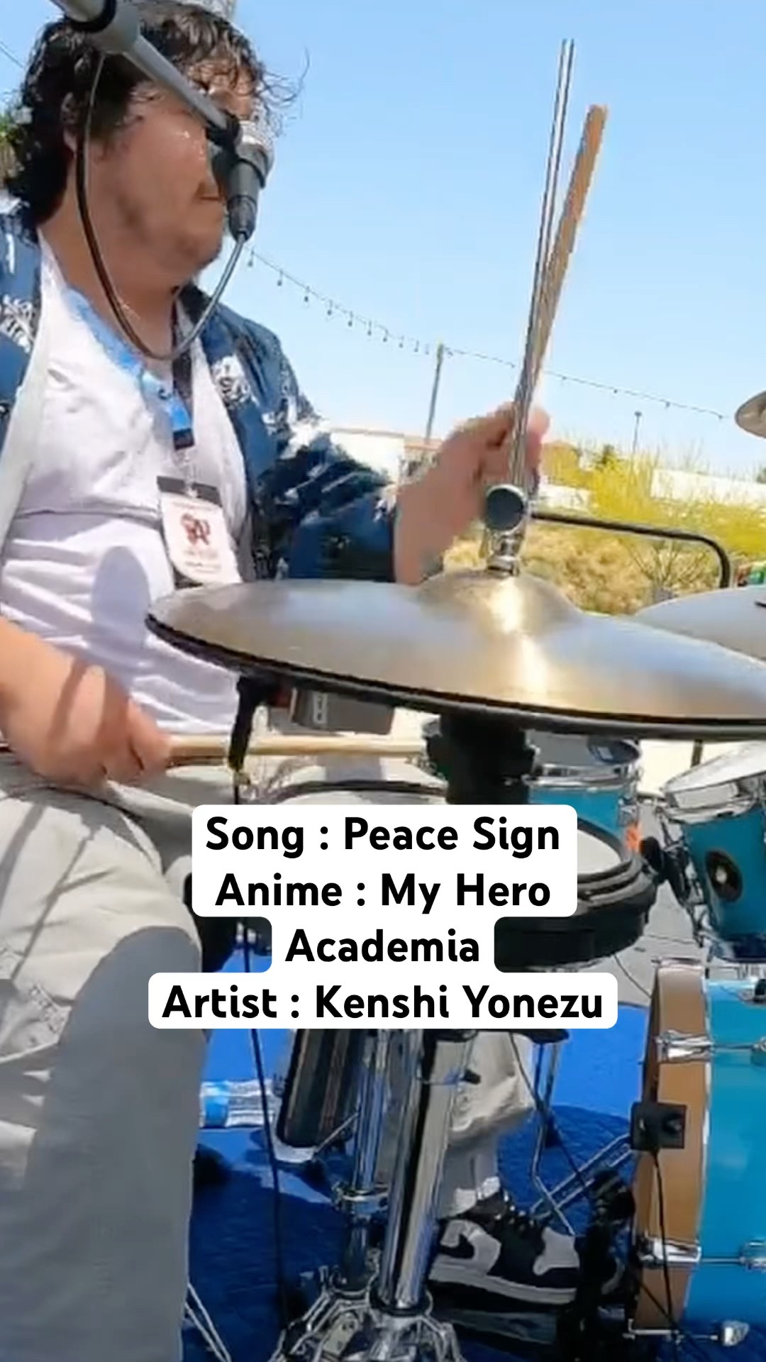 よねじ PEACE SIGN - 米津 玄師 KENSHI YONEZU #myheroacademia #mha #mhaedit
