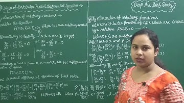 PARTIAL DIFFERENTIAL EQUATION FOR M.SC. (MATH) & UGC – CSIR NET