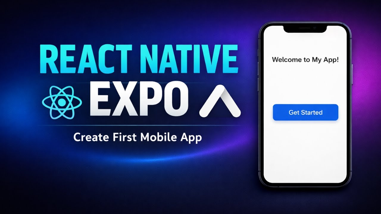 Create First Mobile App Using React Native Expo | React Native Expo Tutorial in Hindi