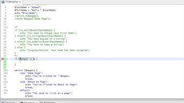 PHP5, HTML & CSS Web Project | Switch-Case & Concatenation | Part-16