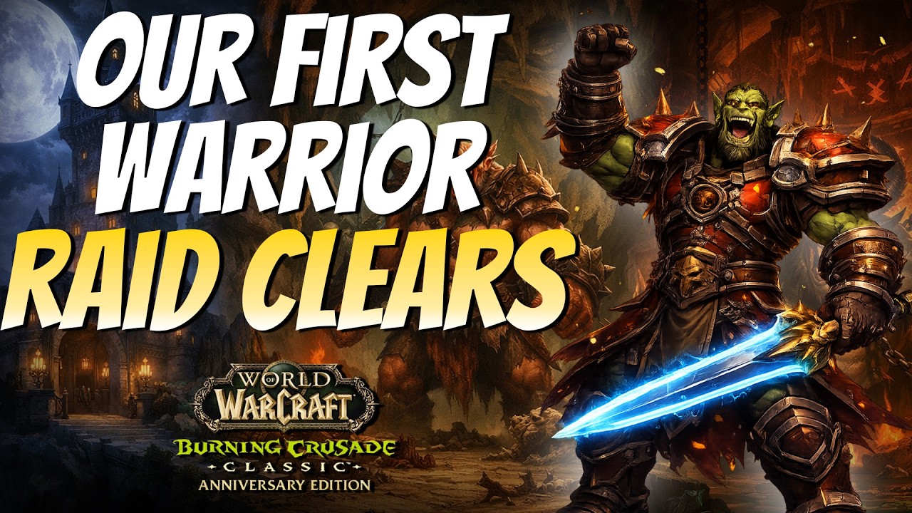 RAID FULL CLEARS ON MY WARRIOR IN TBC ANNIVERSARY!