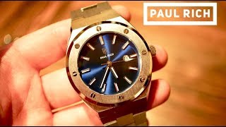 PAUL RICH Signature Series Blue Dial Watch Review - YouTube