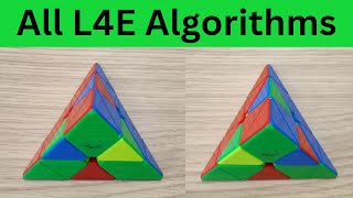 Pyraminx: All The L4E Algorithms (+Fingertricks)