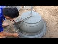 Primitive Construction Technology | Build Concrete Pot Extreme Simple