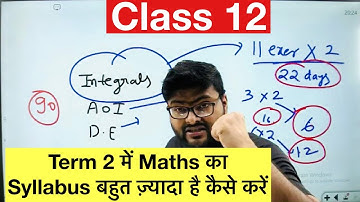 Class 12 Maths Strategy Term 2 I Class 12 I Maths Syllabus Term 2 I Strategy Session I Ashish Sir