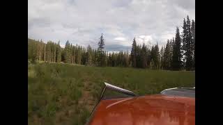 Time lapse, driving up Elk Mountain, Colorado. elevation: 11,424 feet.