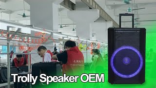 Portable Trolley Speaker Production In Factory China | Speaker Design and OEM